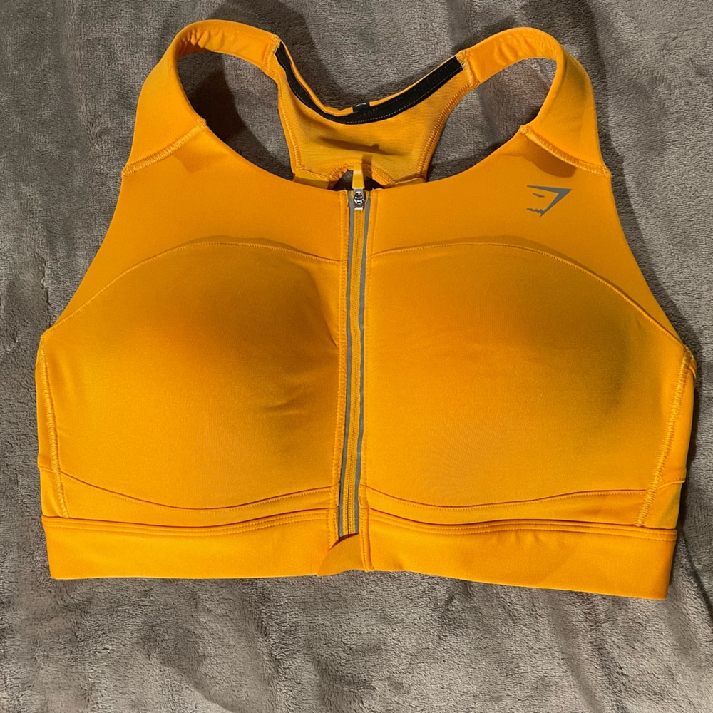 Gymshark zip-front sport bra